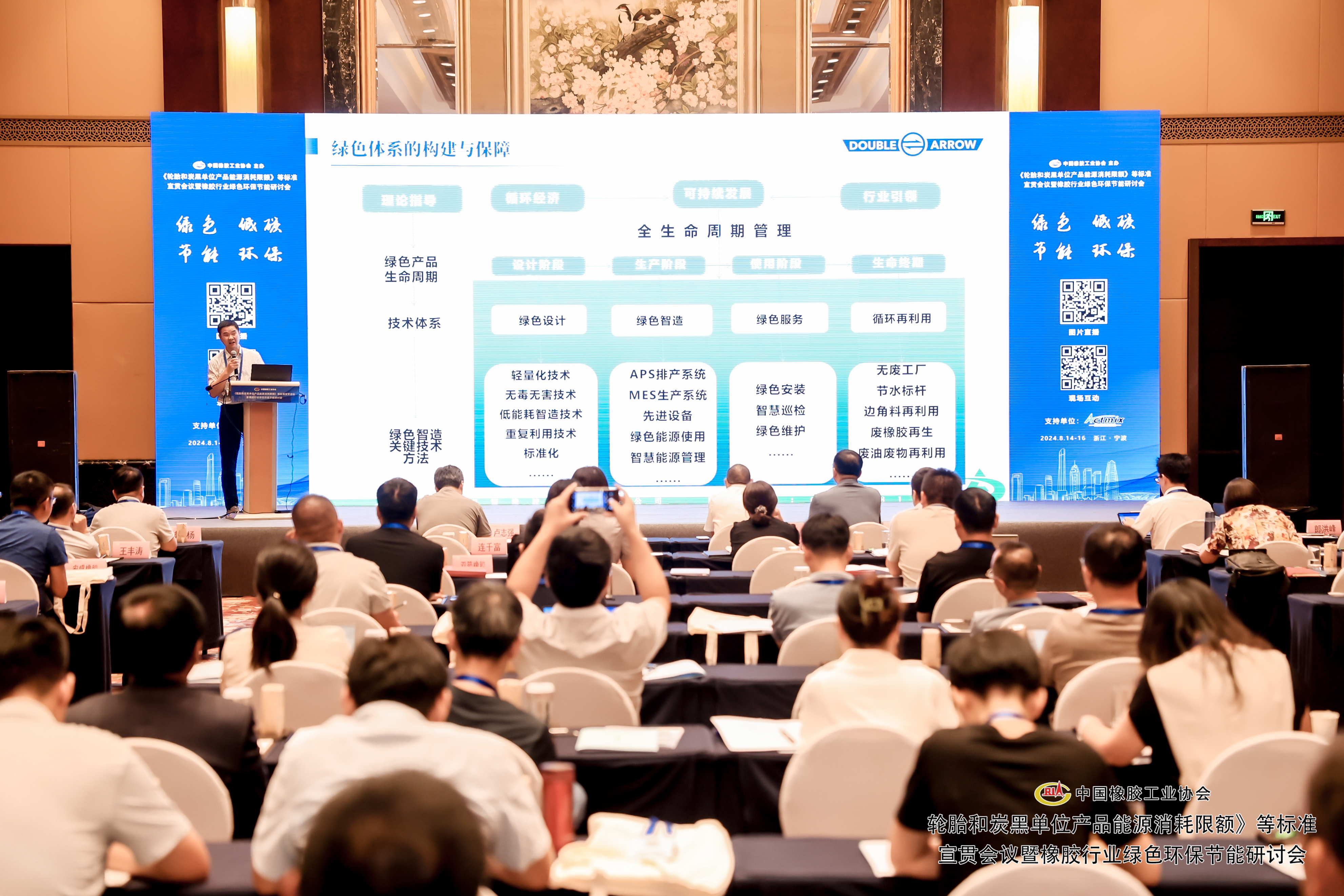 雙箭股份受邀出席橡膠行業綠色環保節能研討會并作專題演講